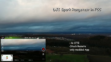 Range Test DJI Spark in FCC