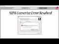 Install NHM Converter without Error l NHM Error l NHM Converter Error Resolved l Installation Error