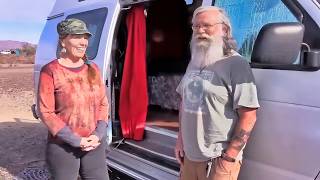 Van Tour Solo Woman Living in a High-Top Cargo Van | No-Build Van Life