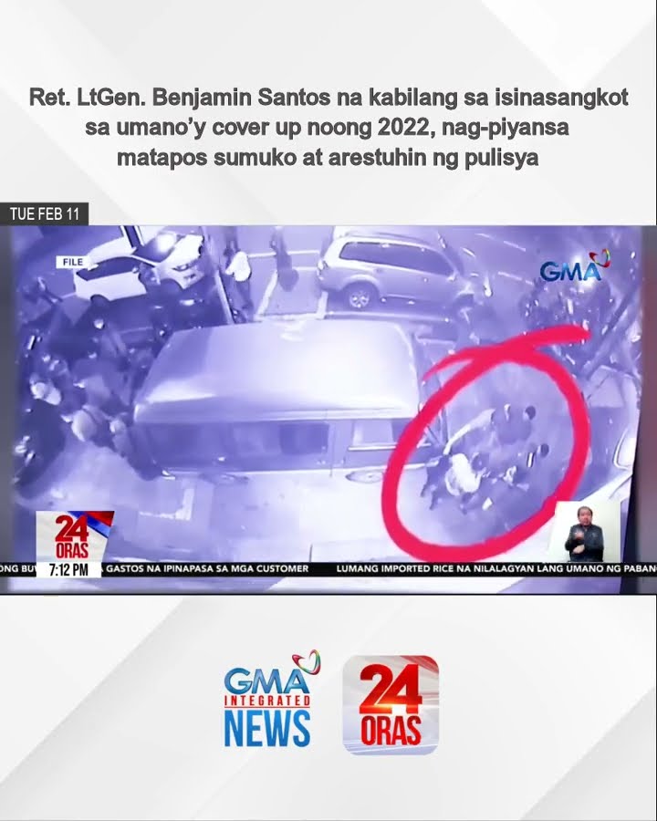 Ret. LtGen. Benjamin Santos na kabilang sa isinasangkot sa umano’y cover up noong 2022,... | 24 Oras