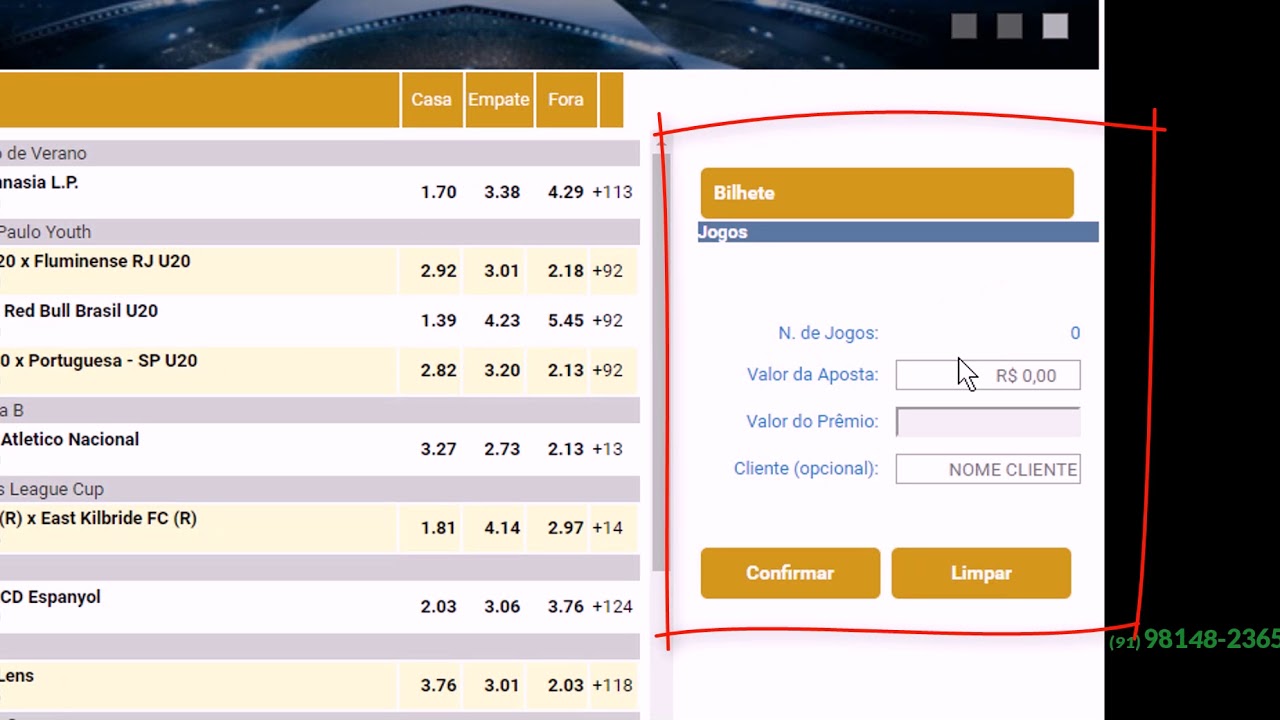 trabalhar com apostas esportivas