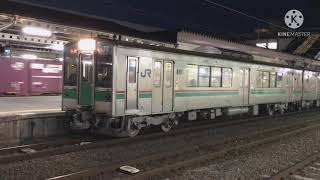 701系2両+E721系0番台4両福島駅発車