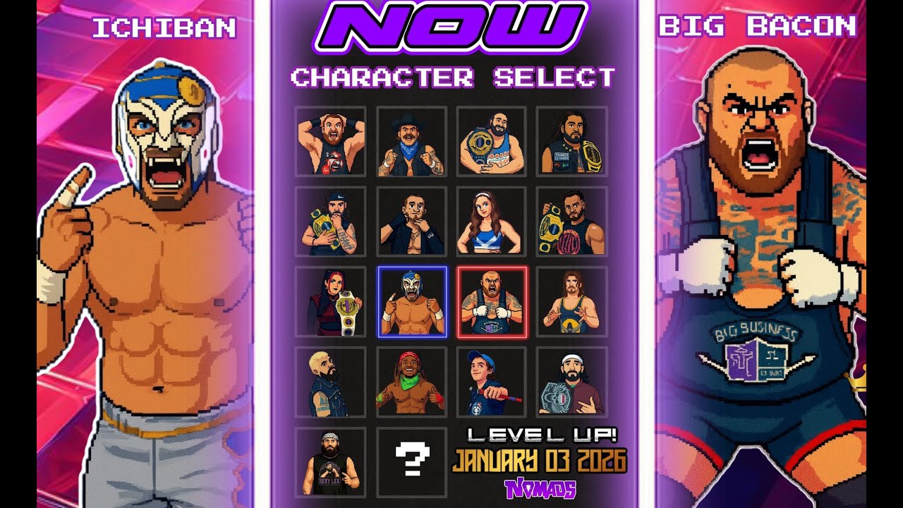 Ichiban vs. Big Bacon Brad Hollister | New Order Wrestling LEVEL UP! | January 3rd, 2026