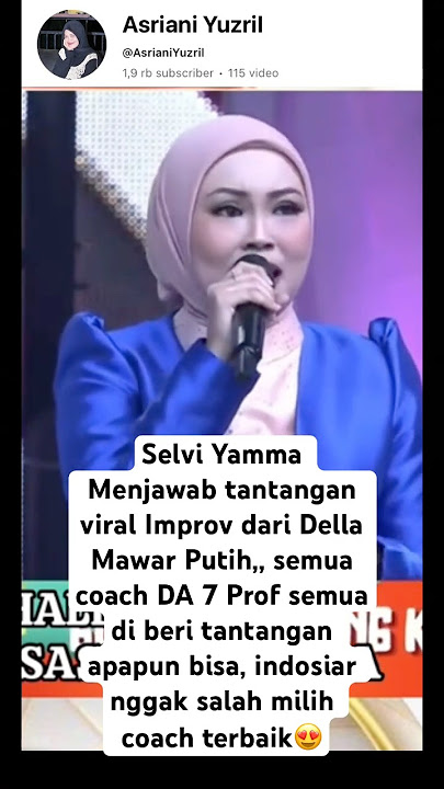 Selfi Yamma menjawab tantangan impor daro Della mawar putih seru banget😁 #da7 #trending #dangdut