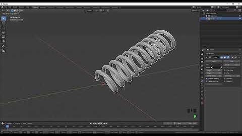 How to Create a Coil Spring with Blender