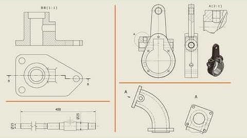 Tutorial Inventor - 028 TECHNICAL DRAWING - Chapter 2 (Sections and Views)