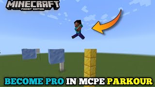 Minecraft Parkour Guide for Beginners to Pro 😍 || Minecraft PE Parkour Tips and Tricks || In Hindi screenshot 1