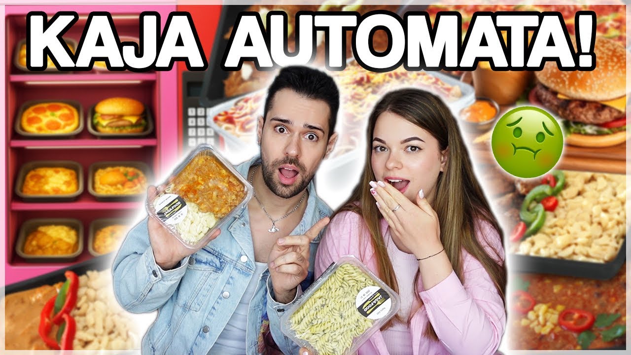 Kaja AUTOMATÁS Ételeket Kóstoltunk! 🤪🫢