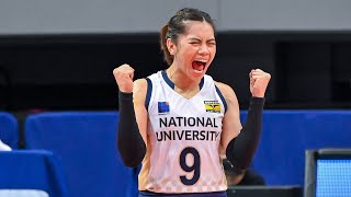 Jennifer Niervas Solid Floor Defense Helps Nu Win The Le Uaap Season 84 Womens Volleyball