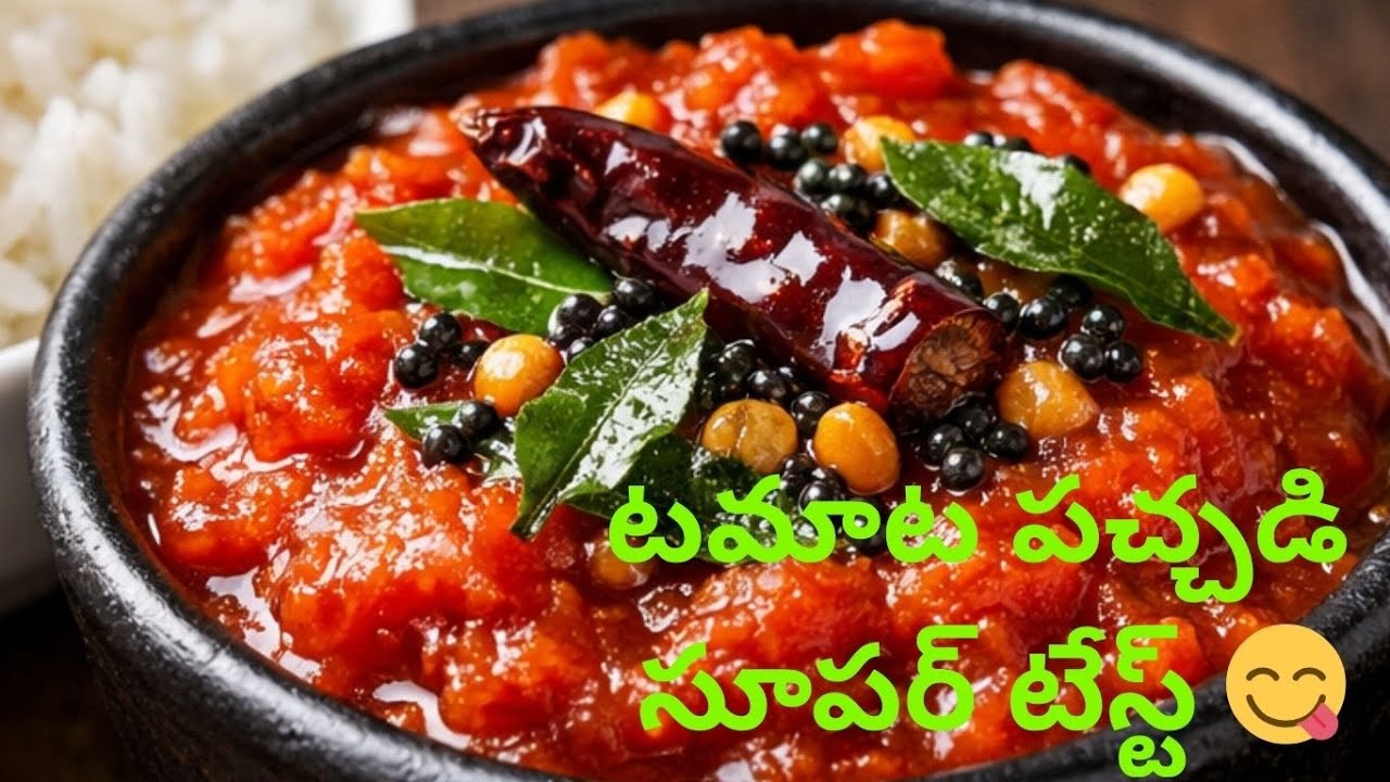 Tomato Pachadi Recipe in Telugu | టమాట పచ్చడి | Easy Andhra Style Pachadi | Vantaarogyam