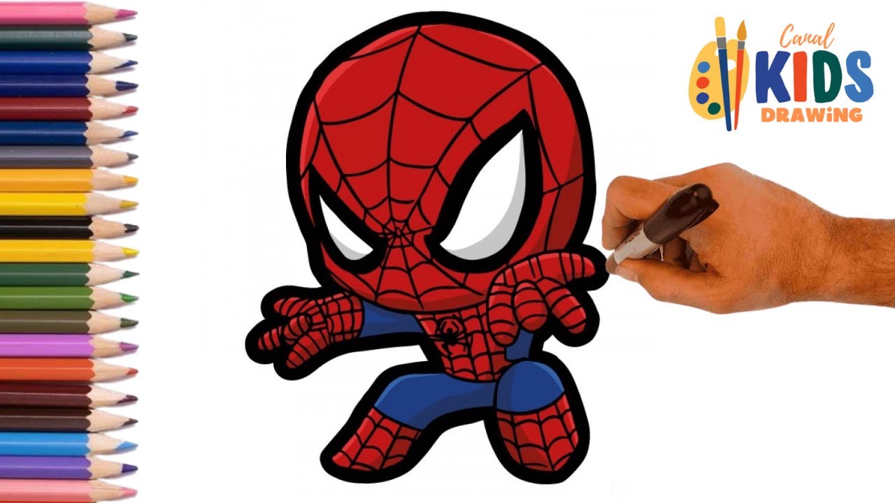 Como-Desenhar-Homem-Aranha-Fofo I How to Draw Cute Spider Man - YouTube
