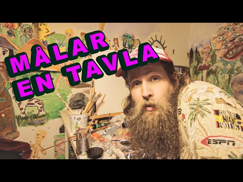 Målar en tavla och gör Transportmusik VLOGG
