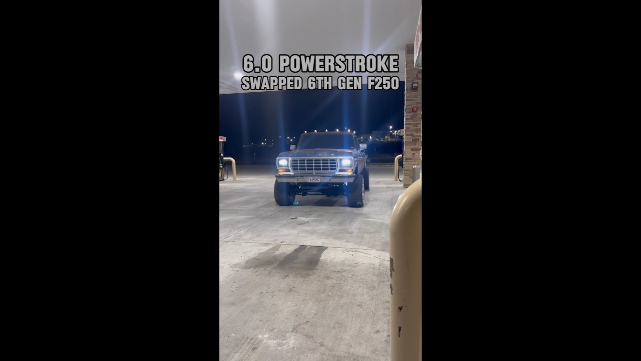 6.0 Powerstroke swapped 6th Gen F-250 