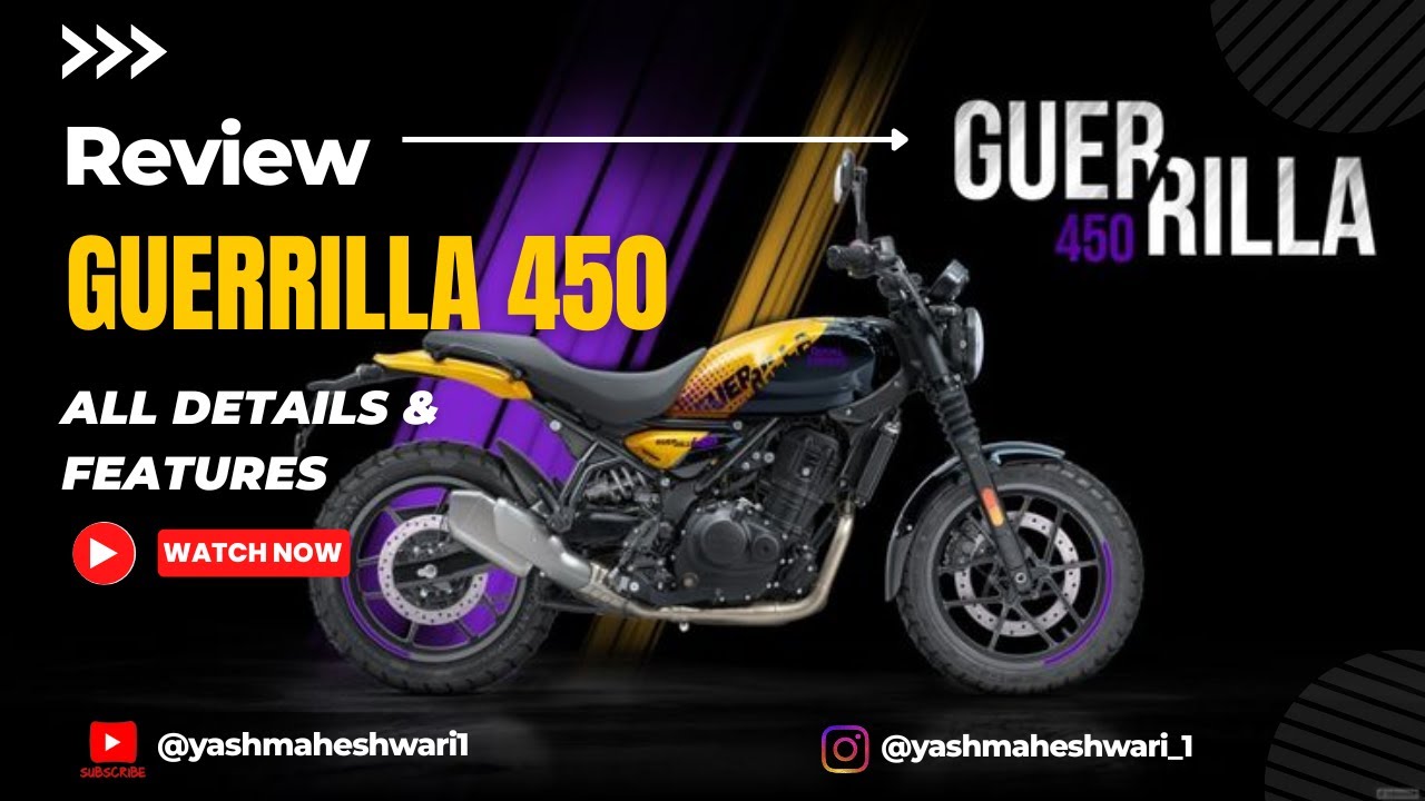 Royal Enfield Guerrilla 450 Review 🔥 | Price & Features + All Details & Specs Explained!