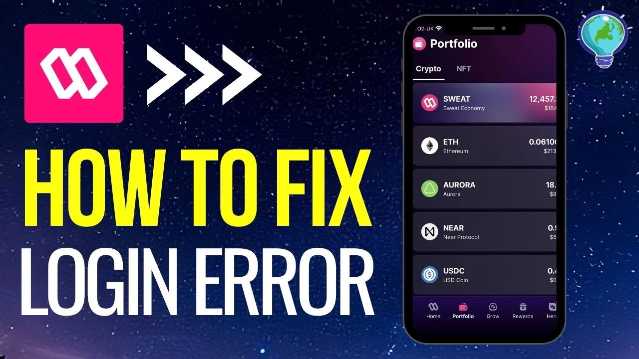 How to Fix Login Error on Sweat Wallet App (2024) - Can’t Login Problem