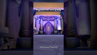 Functional Nightborne Entryway #shorts #housing #worldofwarcraft #midnight