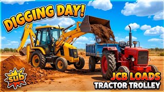 Real JCB Road Construction Simulator Game 3d jcb simulator 🎯 finish line Games 🎮 screenshot 4