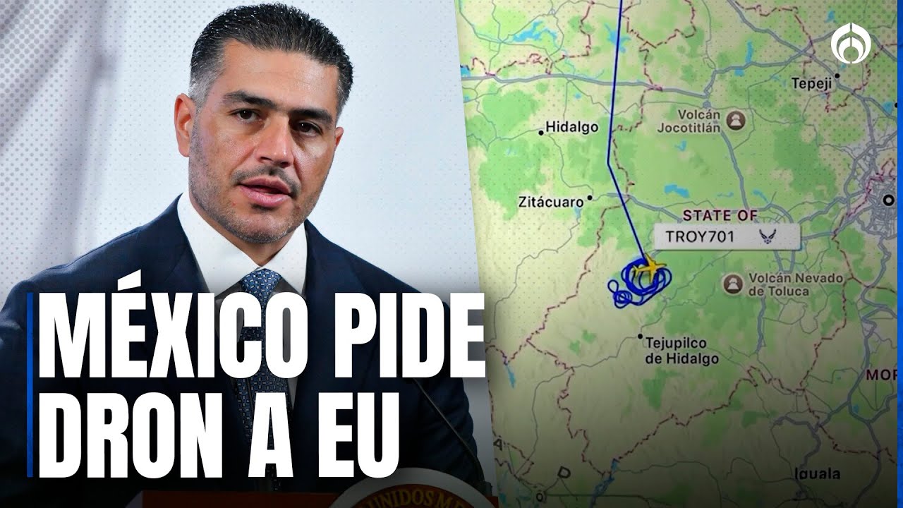 Harfuch confirma sobrevuelo de dron estadounidense a petición de México