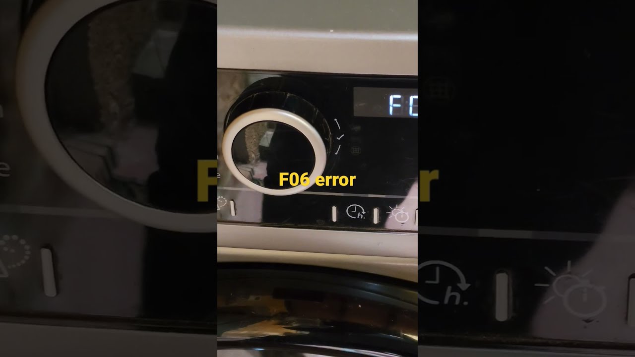 How To Reset The Error F06 Full Video Appliancedoc4811 Shorts