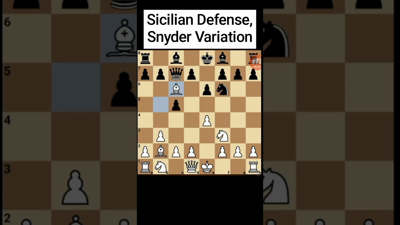 Sicilian Defense, Snyder variation (2.b3) - Standard chess #45