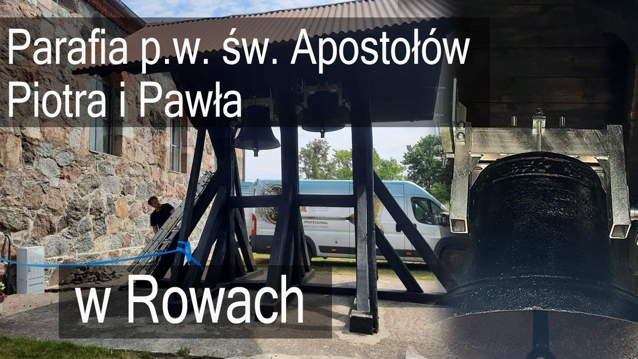 Dzwony parafii p.w. św. Apostołów Piotra i Pawła w Rowach