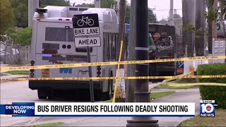 Bus driver resigns after deadly shooting