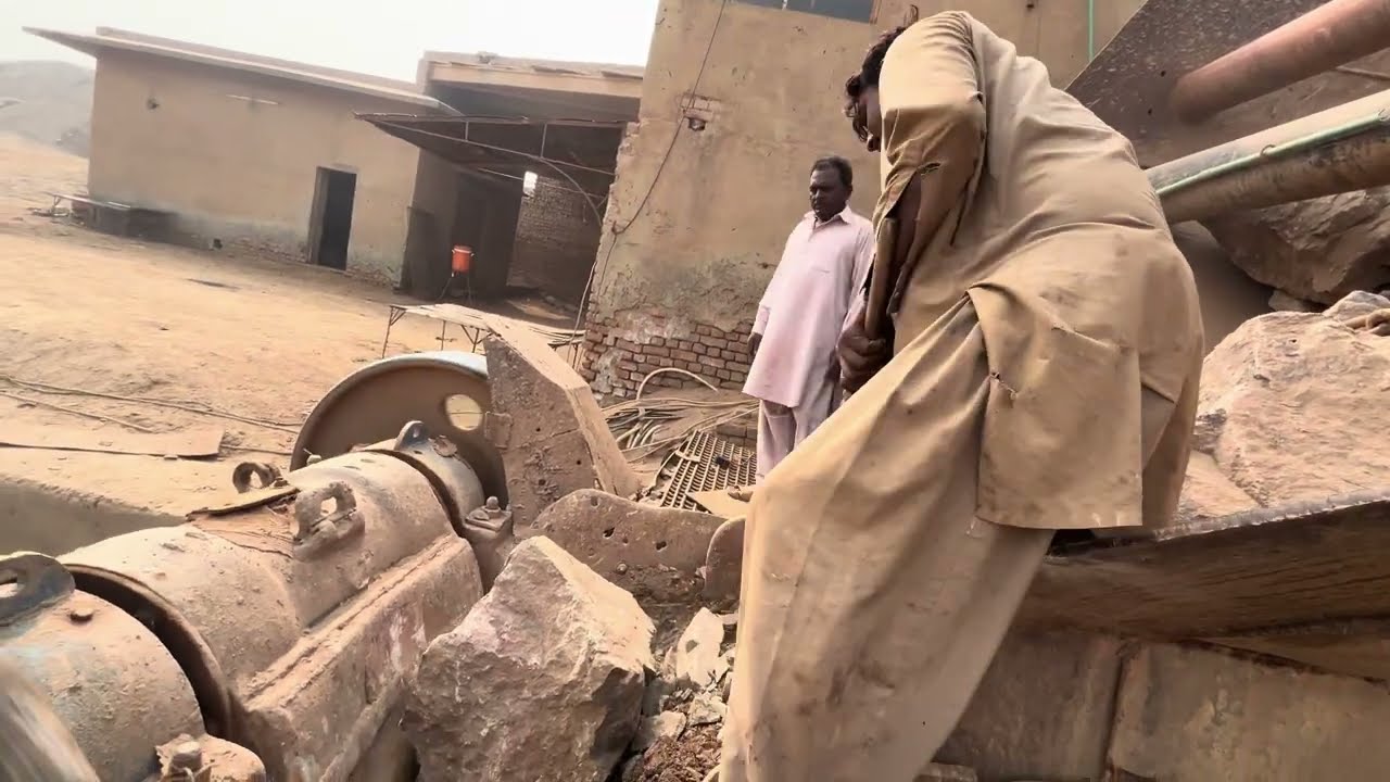"Stone Crusher Machine: A Giant at Work"The Power of Stone: Machine Working in Action"