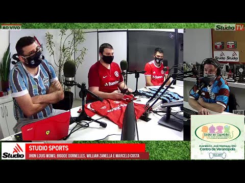 Programa Studio Sports desta terça (15/09) no ar, falando muito de dupla Gre-Nal!