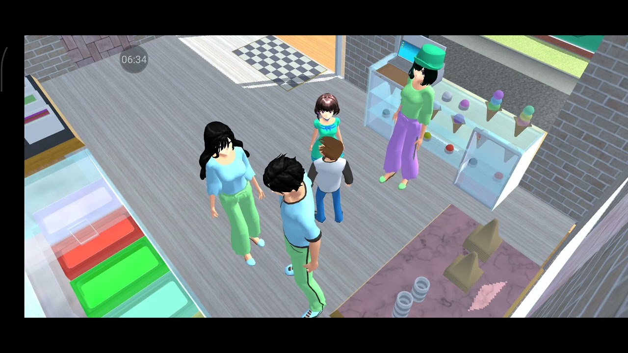 မိသားစုတွေ ရေခဲမုန့်ဆိုင်မှာ ရေခဲမုန့်စားကြမယ်😀🍨🍦🍧