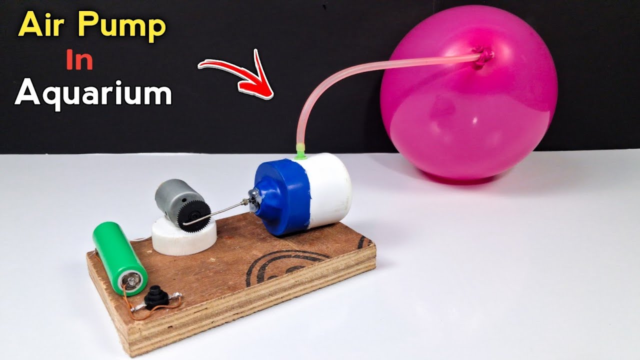 How To Make Powerful Air Pump At Home || Simply & 100% Warking For Aquarium 