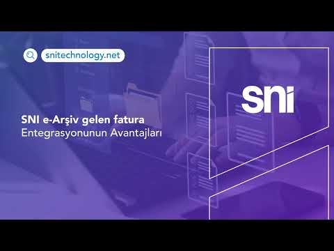 SNI e-arşiv Gelen Fatura Çözümleri