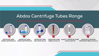 Abdos Centrifuge Tubes Trace Metal Free Tubes