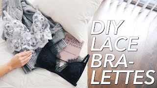 How to Make a Lace Bralette (two styles!) | WITHWENDY