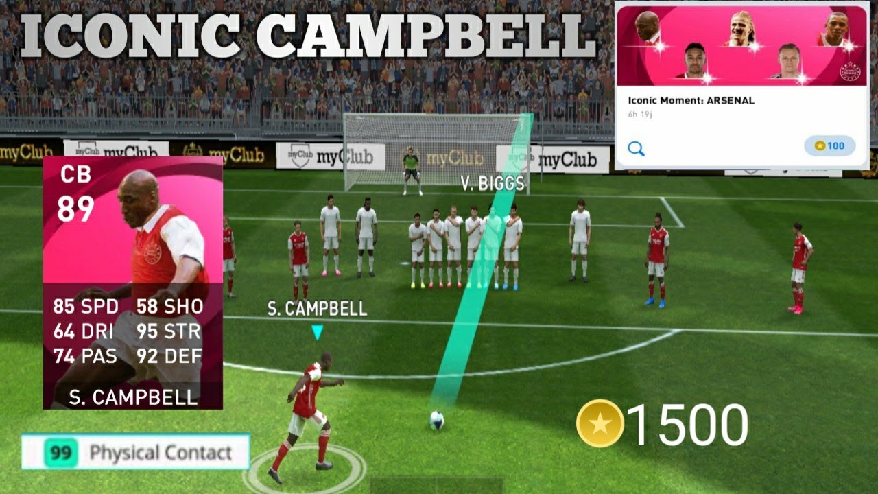 ICONIC CAMPBELL REVIEW 97 RATING PES 2021