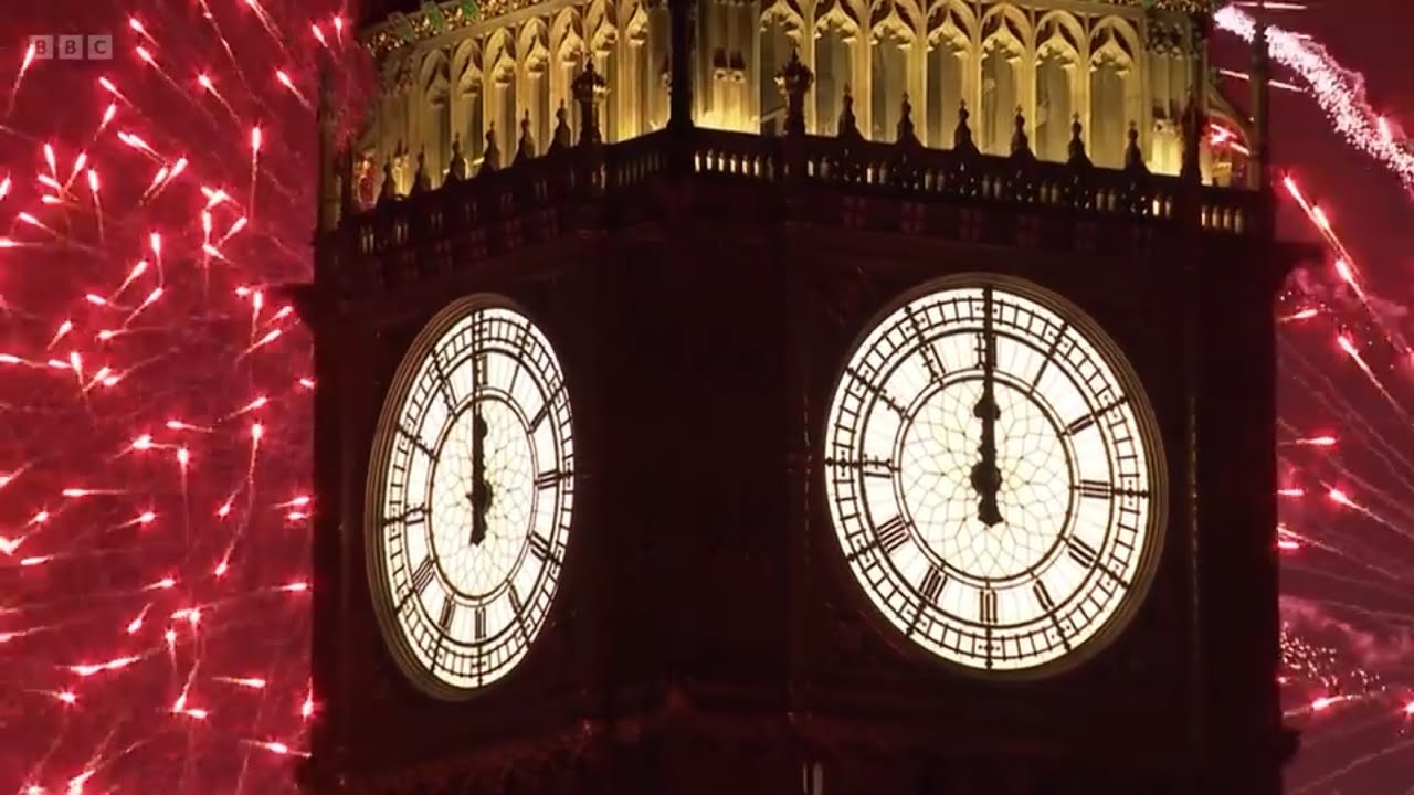 Big Ben Chimes 12AM, Happy New Year! (2025)