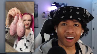 ASMRTIST Reacts to TIKTOK ASMR