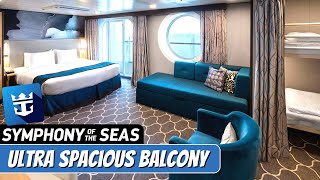 Symphony of the Seas | Ultra Spacious with Large Balcony Tour & Review 4K | Royal Caribbean Cruise