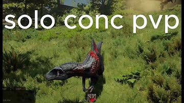 Solo PvP - conc | Path of Titans official servers gondwa