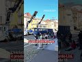 Il treno della pace è sui binari del tram di #Locarno