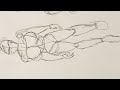 drawing female fantasy superheroine
