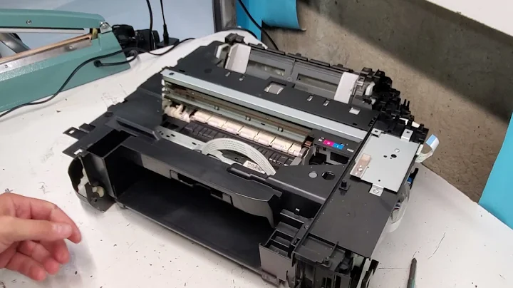 Taking Apart Canon Pixma MG5220 Printer for Parts or to Repair MG5120