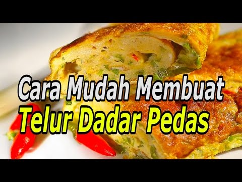 cara-mudah-membuat-telur-dadar-pedas-praktis-(resep-masakan-indonesia-sehari-hari)