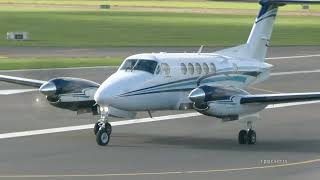 Beech B200GT King Air G-REXA - Close up Take off - Gloucestershire Airport