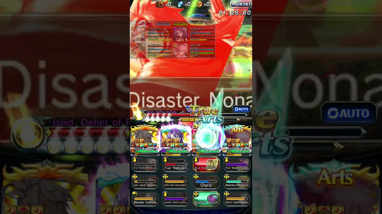 Madoka and Azel vs Beyond Fate Emperor|Grandsummoners Defier of Fate
