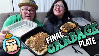 Eating Garbage Plates from Nick Tahous the Night Before We Leave Rochester