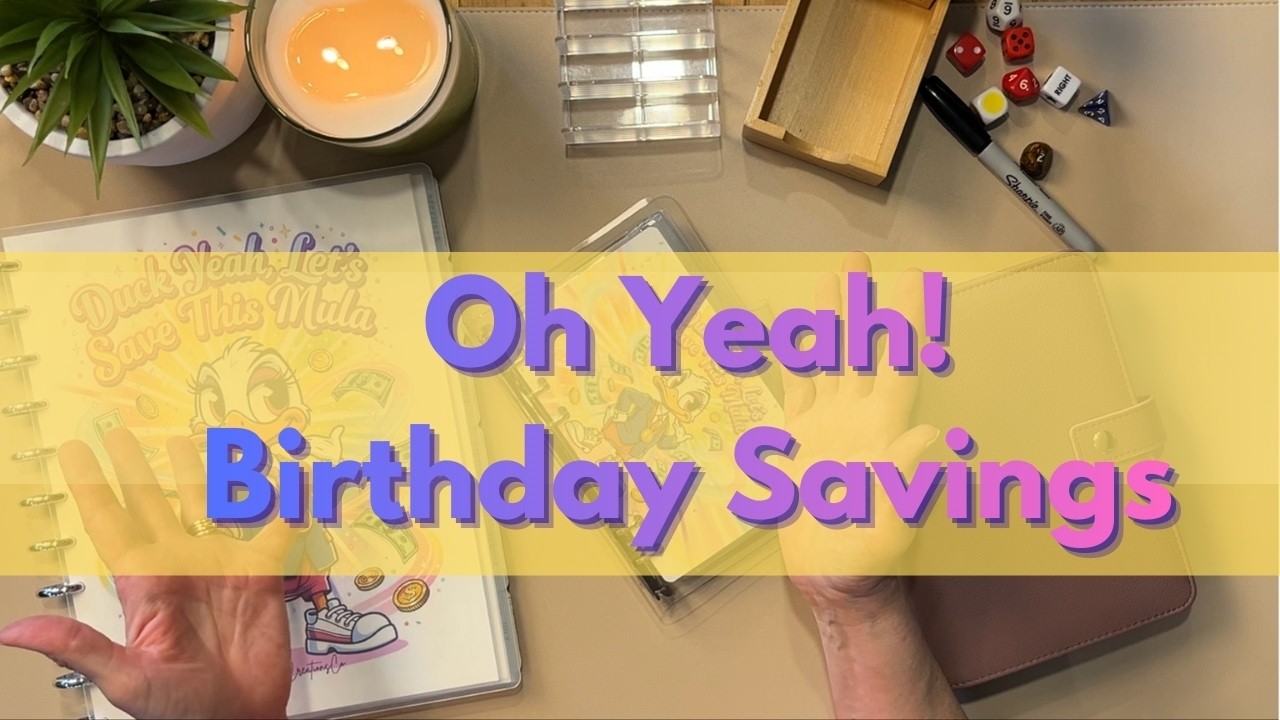Birthday Cash Stuffing! 🎂 | Saving Ahead on a Tight Budget