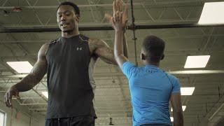 Brandon Marshall Trains with UA Next Football Athlete I Are You Next?
