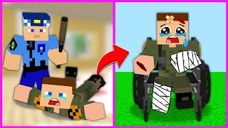 KEREM KOMİSER BEBEK ASKERİ DÖVDÜ, BEBEK ASKER SAKATLANDI! 😱 - Minecraft ZENGİN FAKİR HAYATI!