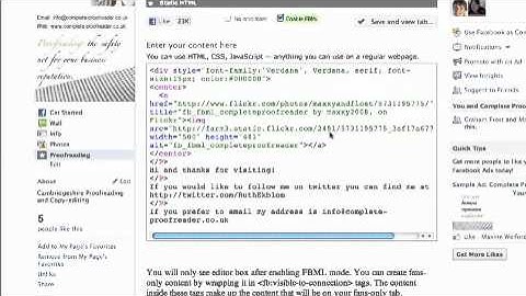 Create custom facebook landing page fbml, iframes in 3 minutes!