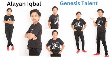 Alayan Iqbal Introduction Video for Audition | Self Introduction | Genesis Talent management